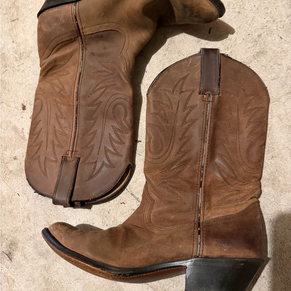 Durango Leather Cowboy Boots